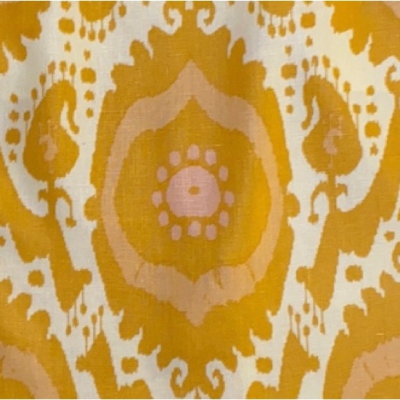 J. CREW Woman’s Linen Ochre ‘Ikat’ Straight Pencil Skirt in Paisley Print - Picture 10 of 10